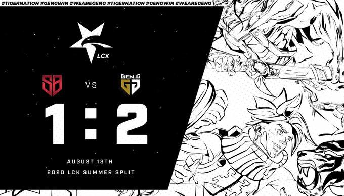 Gen.G reverse sweep Sandbox Gaming in week 9 of LCK Summer Split