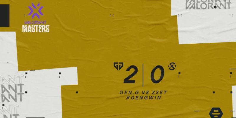 XSET knocked out of Masters by Gen.G