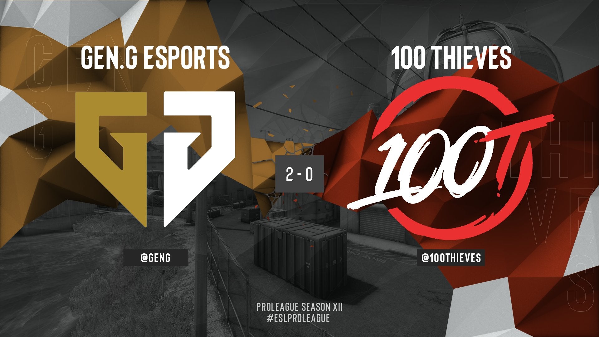 Gen.G sweeps 100 Thieves in ESL Pro League: NA event