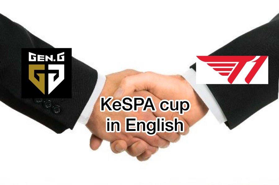T1 and Gen.G push for 2019 KeSPA Cup English broadcast to return