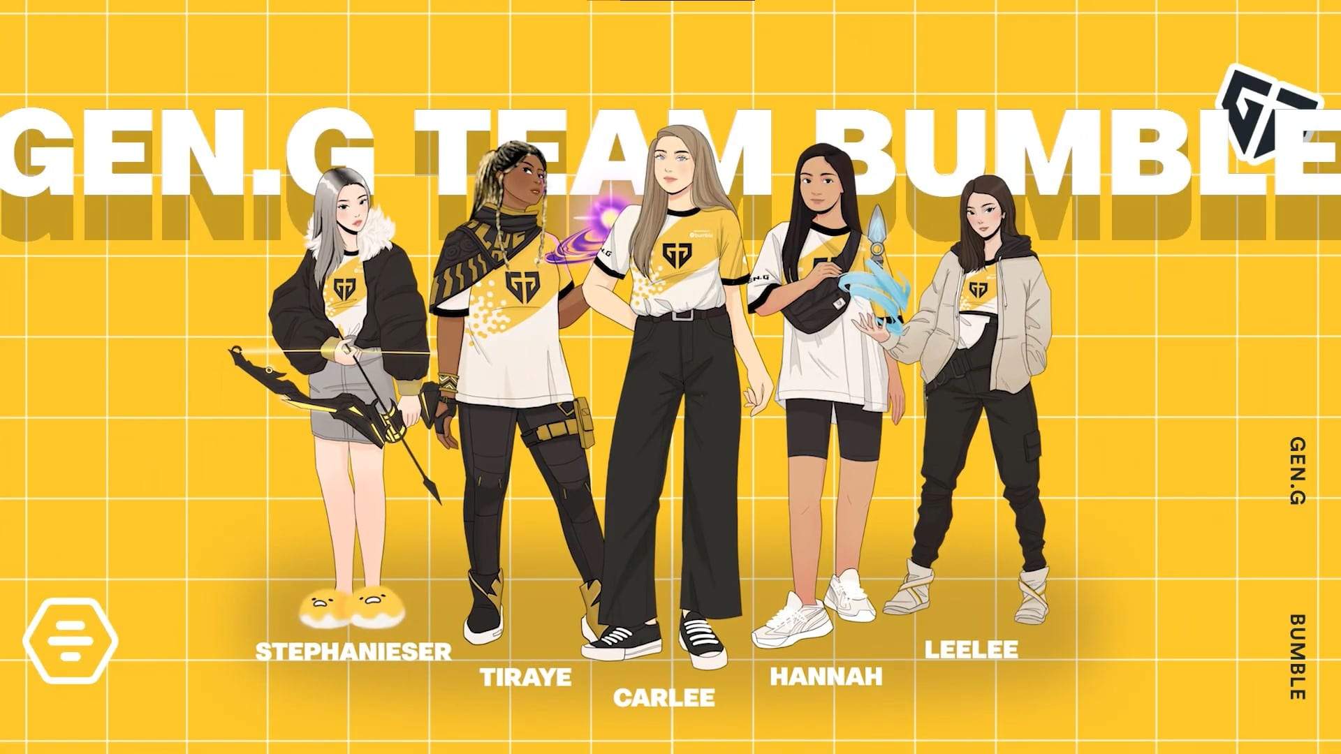 Gen.G announce women VALORANT roster: Team Bumble
